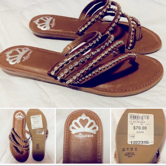 🌹NWT Fergalicious Genuine Leather Sandals - Picture 10 of 12